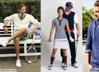 Sports style of men's clothing - clothes and shoes
