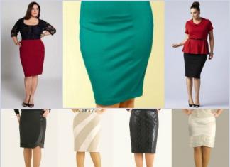 Pencil skirt for plus size