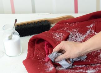 How to clean a coat at home