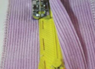 How to sew a zipper into jeans